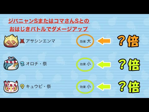 特攻の倍率計算してみた！【ぷにぷに】【ゆっくり実況】